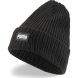 Шапка подростковая PUMA Classic Cuff Beanie Jr YOUTH, 02589401, черный