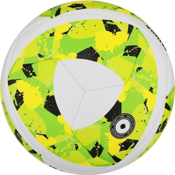 Мяч футбольный MINSA Lime, PU, гибридная сшивка, размер 5