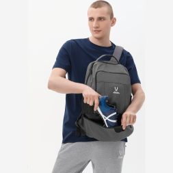 Рюкзак с двойным дном JÖGEL CAMP Double Bottom 2.0, темно-серый