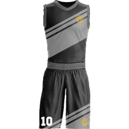 Баскетбольная форма ЭКИПО STRIPE Черный цвет