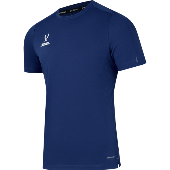 Футболка тренировочная JÖGEL PREMIER PerFormDRY Training Poly Tee, темно-синий