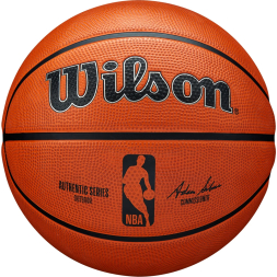 Мяч баск. WILSON NBA Authentic, WTB7300XB05, р.5, резина, оранжевый