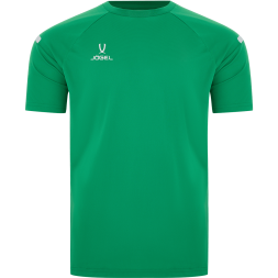 Футболка тренировочная JÖGEL CAMP 2 Training Poly Tee, зеленый/белый