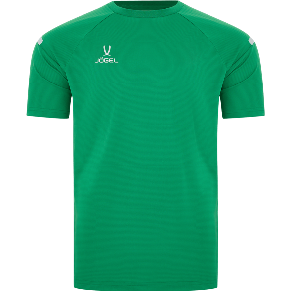 Футболка тренировочная JÖGEL CAMP 2 Training Poly Tee, зеленый/белый