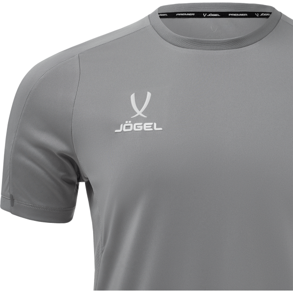 Футболка тренировочная JÖGEL PREMIER PerFormDRY Training Poly Tee, серый