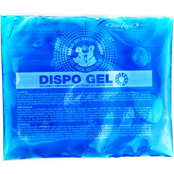 Многоразовый гелевый пакет для нагрева / охлаждения DISPO GEL, 14*24 см