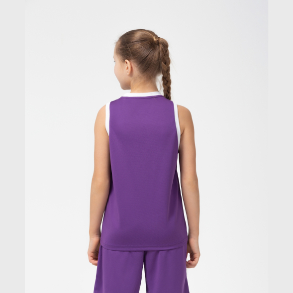 Майка баскетбольная JÖGEL CAMP Basic, фиолетовый, детский