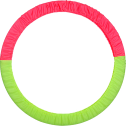 Чехол для обруча гимнастического INDIGO, SM-084-YP, полиэстер, 60-90см, желто-розовый