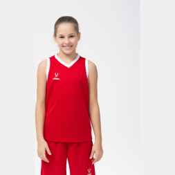 Майка баскетбольная JÖGEL CAMP Basic, красный, детский