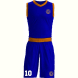 Баскетбольная форма ЭКИПО PLANE Синий цвет