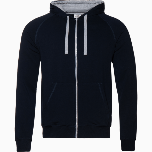 Толстовка мужская STAN с капюшоном на молнии футер без начёса