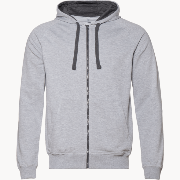 Толстовка мужская STAN с капюшоном на молнии футер без начёса