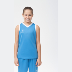 Майка баскетбольная JÖGEL CAMP Basic, бирюзовый, детский