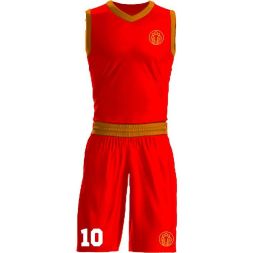 Баскетбольная форма ЭКИПО PLANE Красный цвет