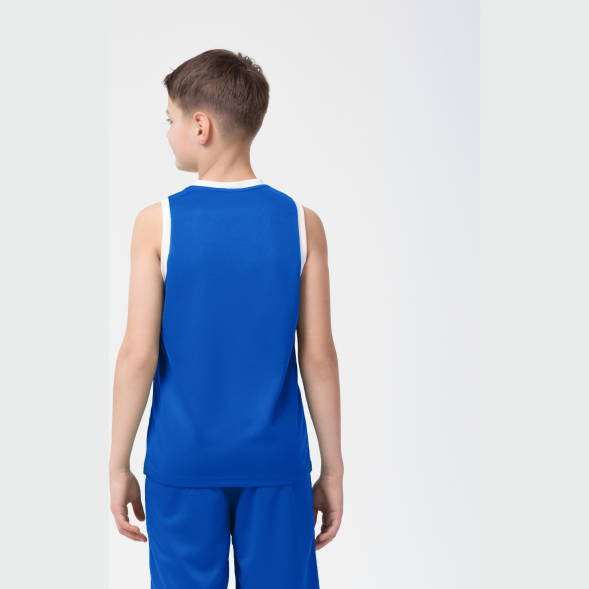 Майка баскетбольная JÖGEL CAMP Basic, синий, детский