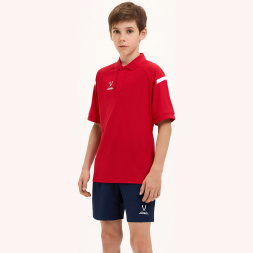 Поло JÖGEL CAMP 2 Poly Polo, красный, детский