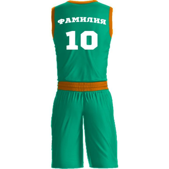 Баскетбольная форма ЭКИПО PLANE Зеленый цвет