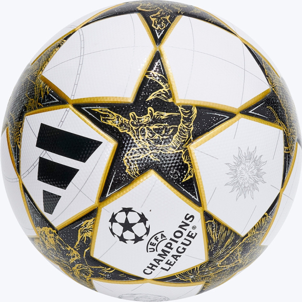 Мяч футб. ADIDAS UCL League JZ9995, р.5, FIFA Quality, 32п, ТПУ, термосш, бело-черно-золотистый