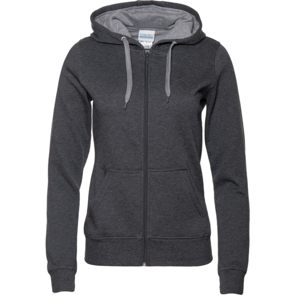 Толстовка женская STAN с капюшоном на молнии футер с начёсом 280, 17W