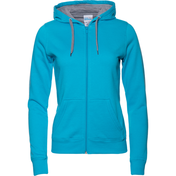 Толстовка женская STAN с капюшоном на молнии футер с начёсом 280, 17W