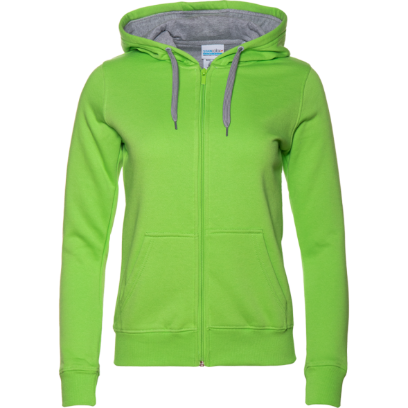 Толстовка женская STAN с капюшоном на молнии футер с начёсом 280, 17W