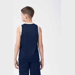 Майка баскетбольная JÖGEL CAMP Basic, темно-синий, детский