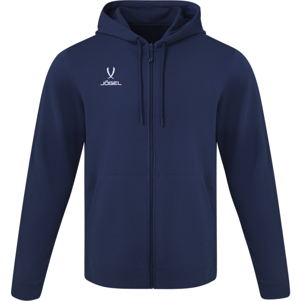 Худи на молнии JÖGEL ESSENTIAL Cotton FZ Hoodie, темно-синий, детский