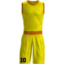 Баскетбольная форма ЭКИПО PLANE Желтый цвет