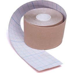 Кинезиологическая лента Atemi, AKT01, 5х500см, бежевая