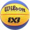 Мяч баск. WILSON FIBA3x3 Official, WTB0533XB, р.6, FIBA Appr., синт. PU, бутил. кам, желто-синий