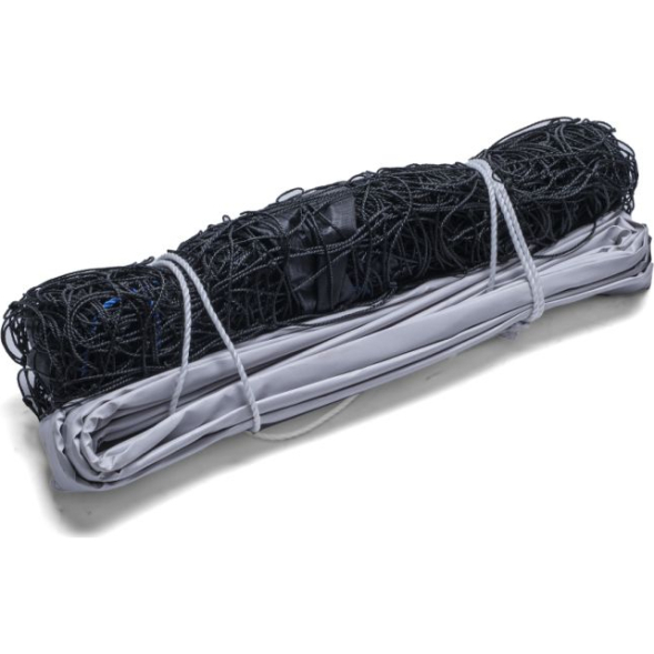 Сетка волейбольная, 9.7х1 м., трос нейлон, PE нить 1.3 мм., T4001N1-BK