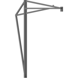 СТОЙКА БАСКЕТБОЛЬНАЯ СТАЦИОНАРНАЯ, ВЫНОС ЩИТА 3, 25М