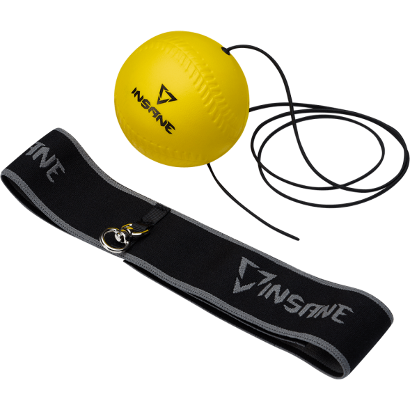 Мяч боевой INSANE IN23-FB103 на резинке, желтый