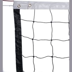 Сетка волейбольная, 9.7х1 м., нить РЕ 1.8 мм, трос сталь, T4001N-BK