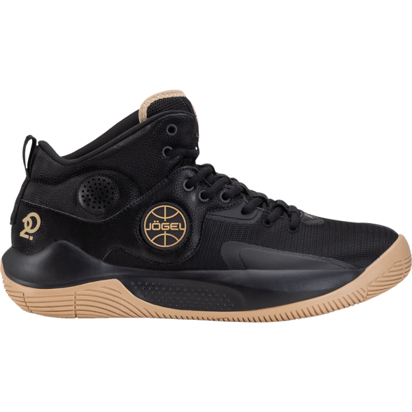 Кроссовки баскетбольные JÖGEL Launch MID, Black/gold