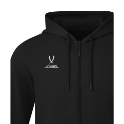 Худи на молнии JÖGEL ESSENTIAL Cotton FZ Hoodie, черный