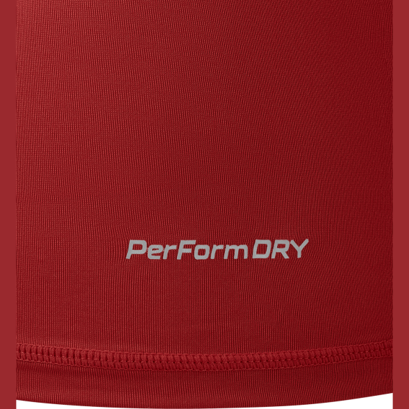 Футболка компрессионная с длинным рукавом JÖGEL CAMP PerFormDRY Baselayer LS Tee, гранатовый