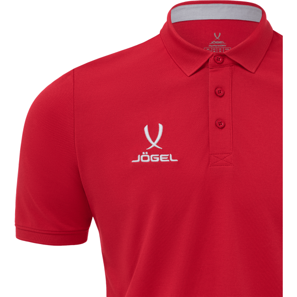 Поло JÖGEL PREMIER PerFormDRY CVC Polo, красный