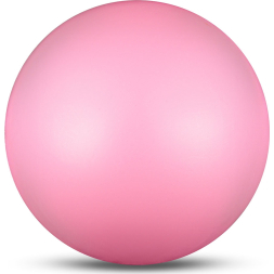 Мяч для художественной гимнастики  INDIGO IN329-LI, диаметр 19см., лимонный металлик