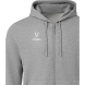 Худи на молнии JÖGEL ESSENTIAL Cotton FZ Hoodie, серый меланж, детский