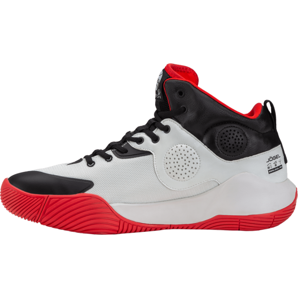 Кроссовки баскетбольные JÖGEL Launch MID, White/black/red