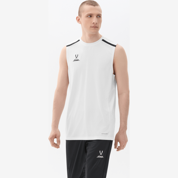 Майка тренировочная JÖGEL DIVISION PerFormDRY Training Sleeveless, белый