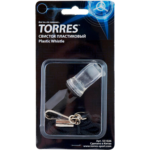 Свисток пластиковый без шарика TORRES SS1026