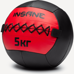 Медбол INSANE IN24-WB100, 5 кг, красный