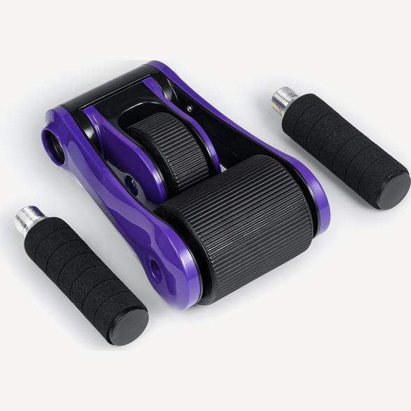 Ролик для пресса складной STARFIT RL-108, черный/фиолетовый