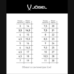 Перчатки вратарские JÖGEL ONE Wizard AL3 Flat, голубой