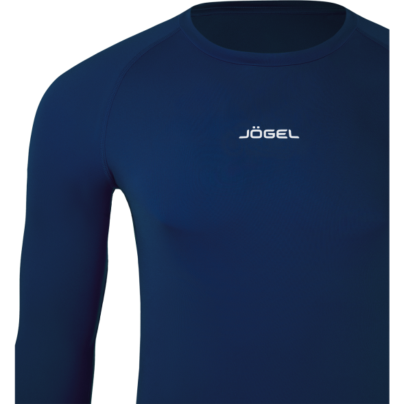 Футболка компрессионная с длинным рукавом JÖGEL CAMP PerFormDRY Baselayer LS Tee, темно-синий
