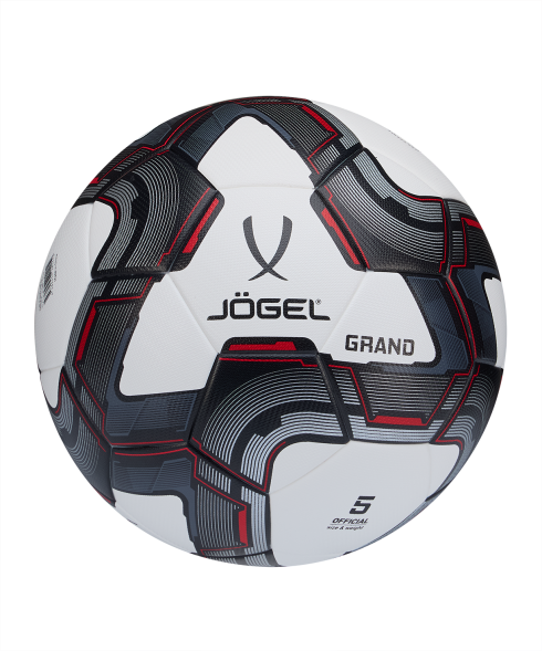 Мяч футбольный JOGEL Grand №5, белый