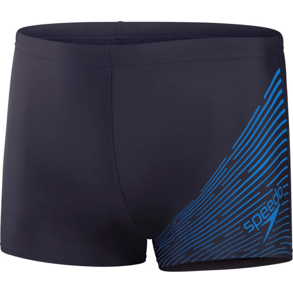 Плавки SPEEDO Medley Logo Asht AM, 8-1135416902-6902, р.34 российский размер 50, полиэстер, ПБТ, черно-синий