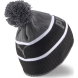 Шапка спортивная PUMA Pom Beanie, 02403901, черно-серый